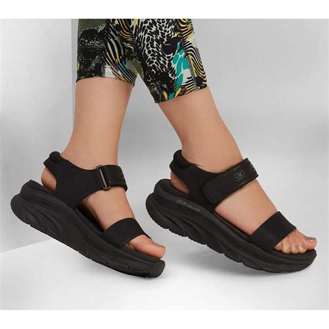 Skechers black sandals