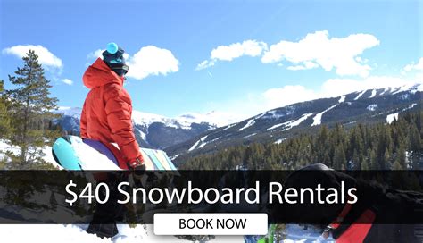 Ski and snowboard rentals: