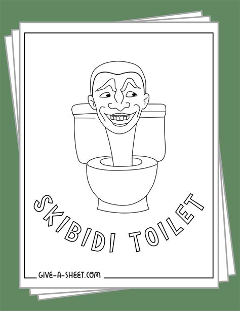 Skibidi Toilet Printable