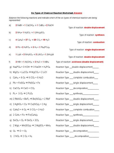 Skill Practice 28 Reactions Answers Epub