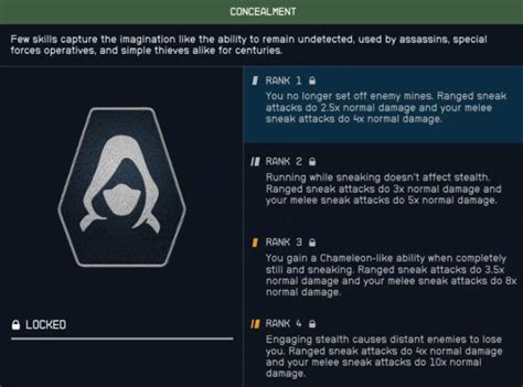 Skill and Concealment: