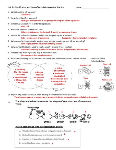 Skills Bacteria Answers Reader