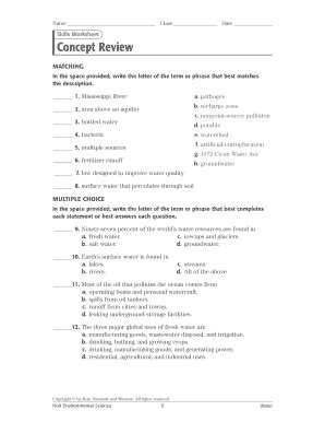 Skills Concept Review Air Answer Key Reader