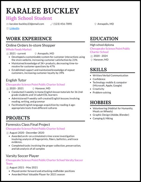 Skills for High School Resume: A Comprehensive Guide to Stand Out