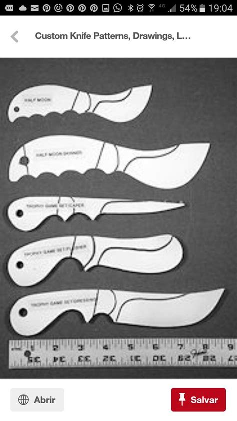 Skinning Knife Template