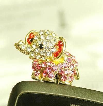 Skque Sumsung Rhinestone Elephant Earphone PDF