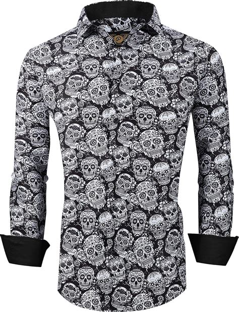 Skull Dress Shirts for Men: A Trend that's Here to Stay