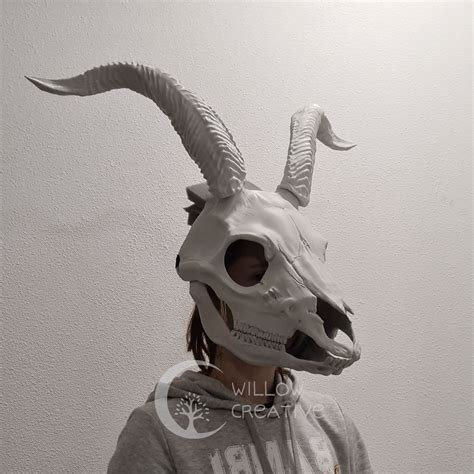 Skull Goat Mask: Unleash Your Inner Beast with Intricate Designs and Symbolism