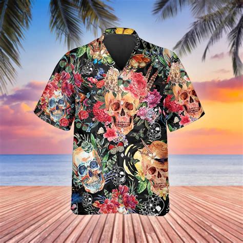 Skull Hawaiian Shirt: A Chilling and Stylish Statement