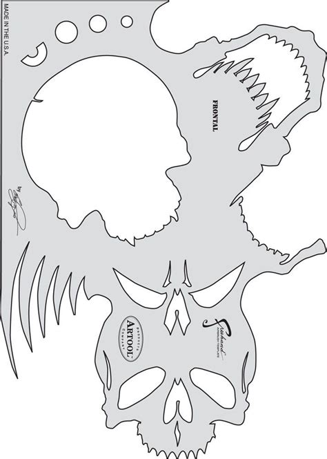 Skull Templates For Airbrushing