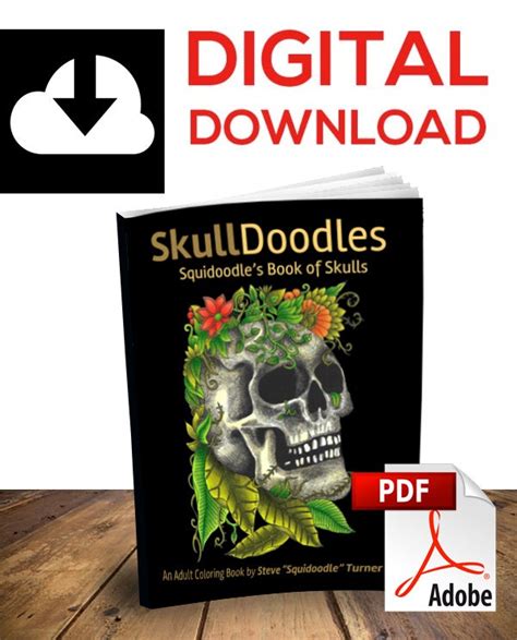 Skulldoodles Squidoodle s Book of Skulls An Adult Coloring Book Of Unique Hand Drawn Skull Illustrations PDF