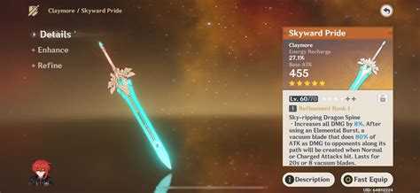 Skyward Pride: The Weapon of Legends