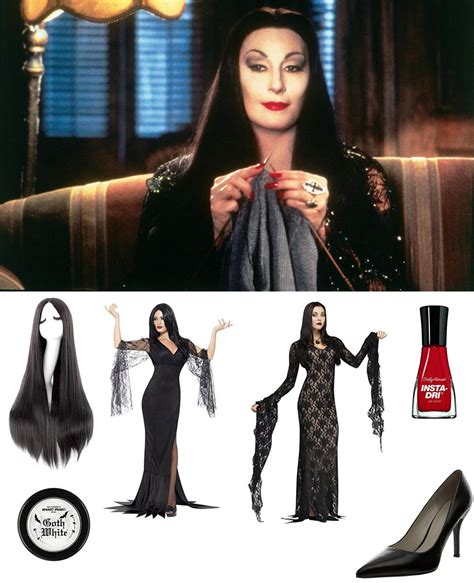 Slay in the Night: A Comprehensive Guide to Morticia Addams' Bewitching Wardrobe