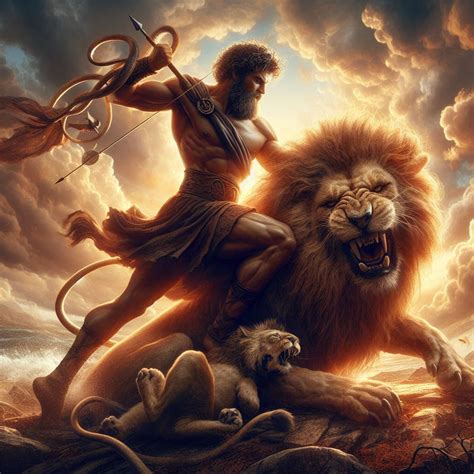 Slaying the Nemean Lion: