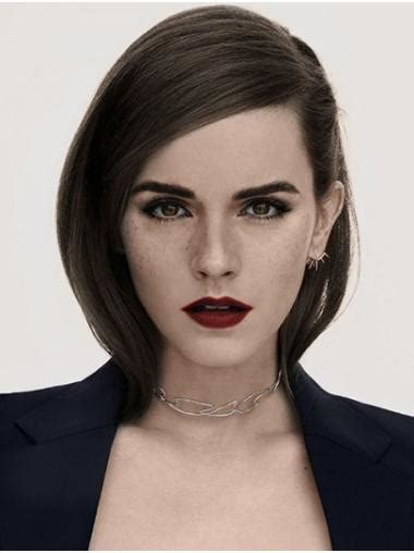 Sleek and Sophisticated: The Synthetic Chin Length Lace Front 12" Emma Watson Wig for 2025