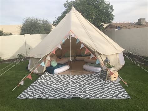 Sleepover in a Tent