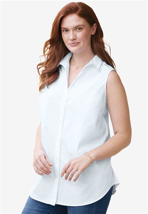 Sleeveless Button Down Shirt Women's: The Perfect Summer Staple