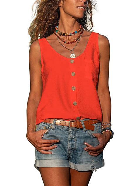 Sleeveless Button Up Women's Shirts: A Summertime Staple