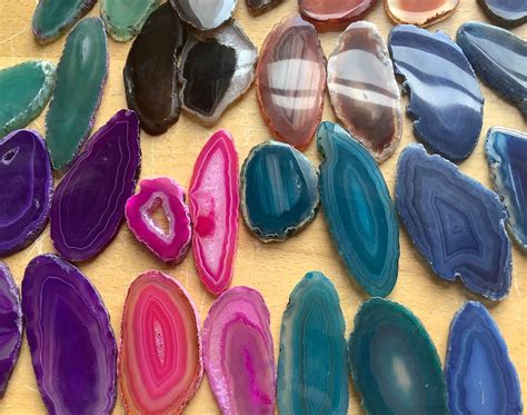 Sliced Agates: Enchanting Gems with Endless Possibilities