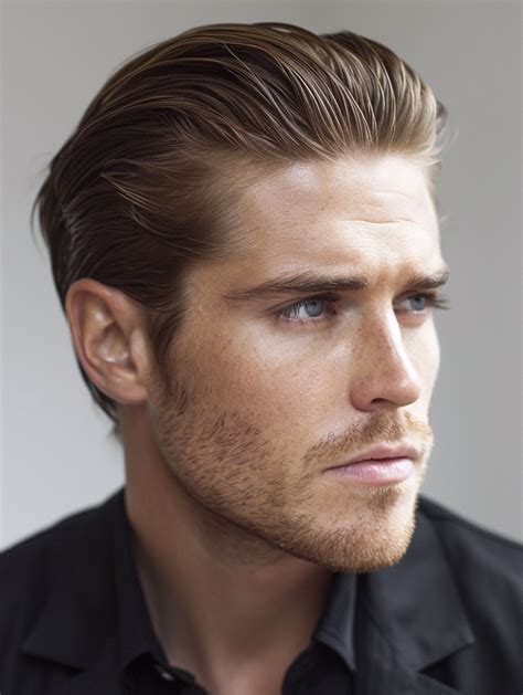 Slicked Back: A Timeless Haircut for the Modern Man