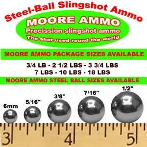 Slingshot Ammo Size Chart