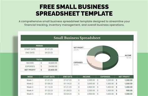 Small Business Spreadsheet Template