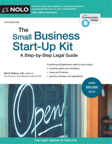 Small Business Start-Up Kit The A Step-by-Step Legal Guide Doc