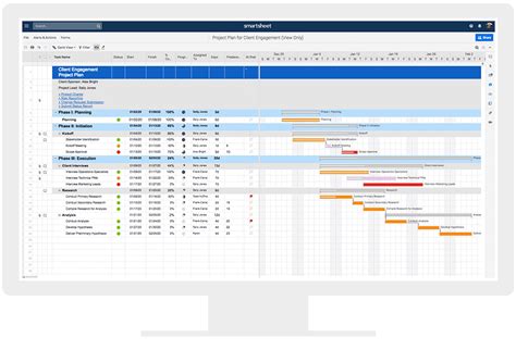 Smartsheet Project Plan Template