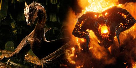 Smaug vs. Sauron: An Epic Battle of Fantasy Giants