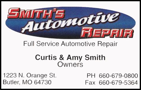 Smith's Auto Repair: Your One-Stop Destination for Automotive Excellence