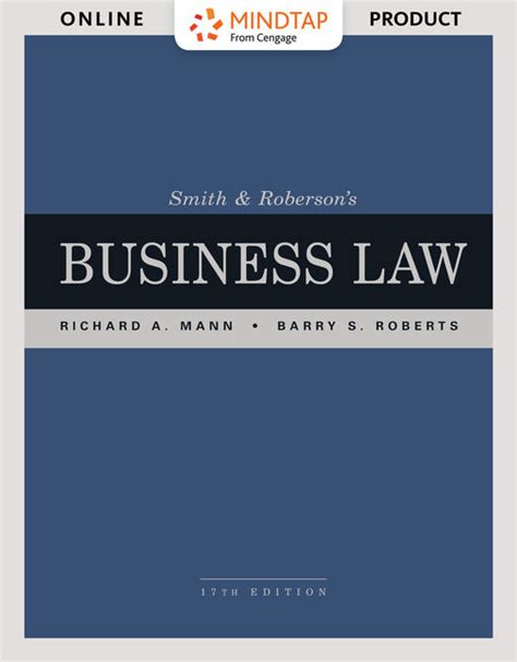 Smith and Roberson s Business Law MindTap Course List Doc