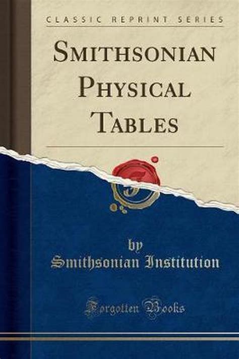 Smithsonian Physical Tables Doc