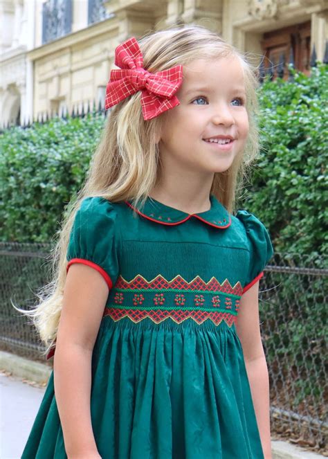 Smocked Christmas Dresses: A Festive Fashion Guide for 3-9 Year Olds