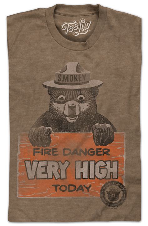 Smokey Bear T-Shirt: A Symbol of Conservation and Fire Prevention