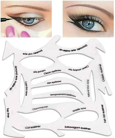 Smokey Eyeliner Models Template Stencils Reader