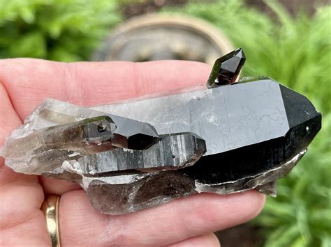 Smoky Quartz Cluster: Nature's Conduit for Grounding and Protection