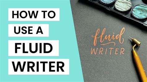 Smooth and Fluid Writing: