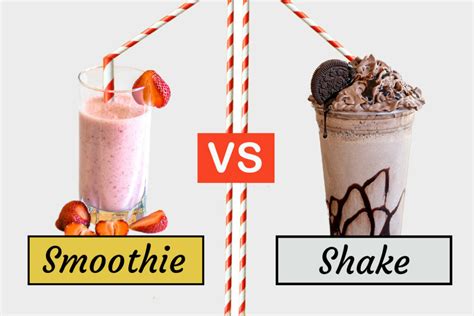 Smoothies vs Shakes: Qual É a Diferença?