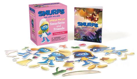 Smurfs The Lost Village Dress Me Up Smurfette and Friends A Magnetic Kit Miniature Editions Kindle Editon