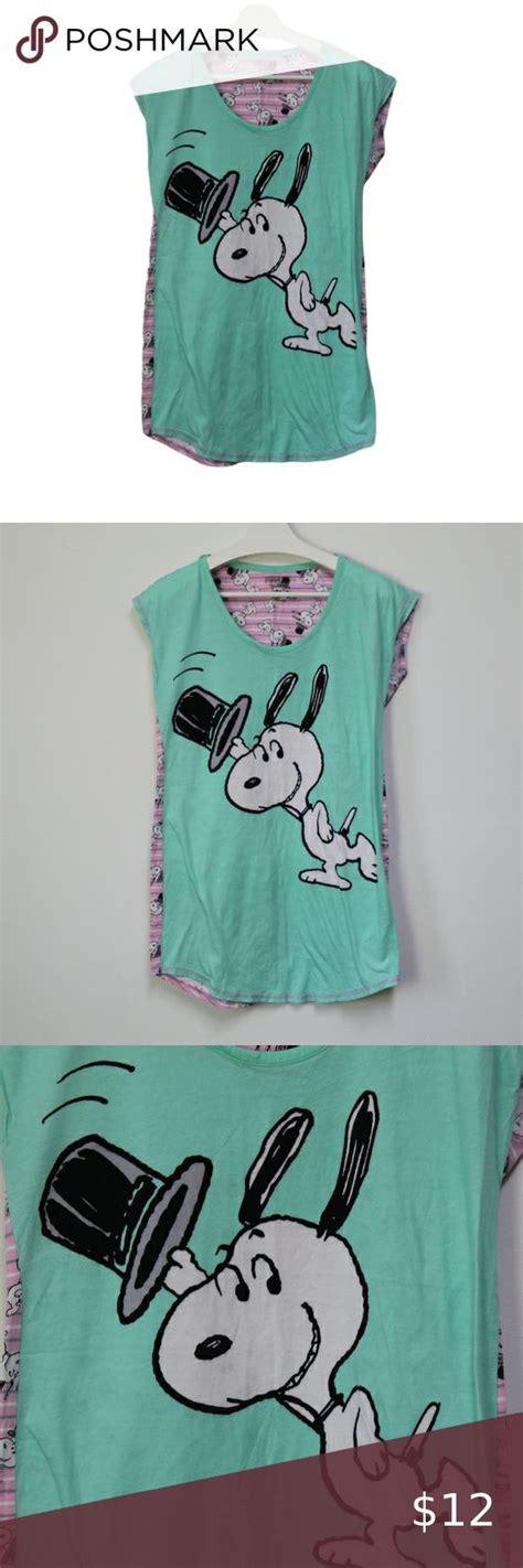 Snoopy Mint Green T-shirts Under $10.00