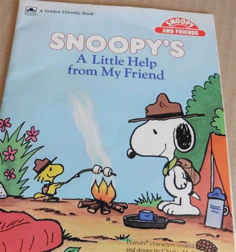 Snoopy s A Little Help from My Friend Golden Friendly Books Reader