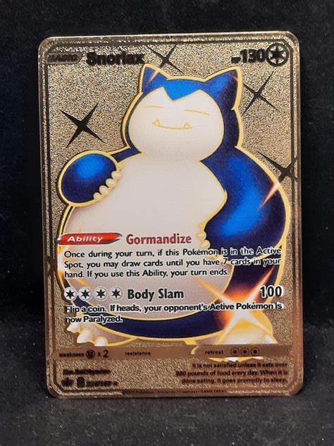 Snorlax Gold Card: The Ultimate Collector's Item and More