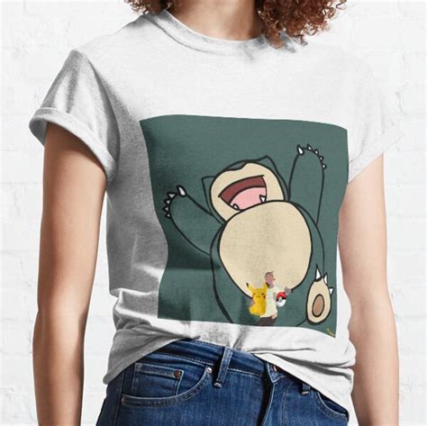 Snorlax T-Shirts: The Ultimate Comfort Food for Big and Tall Individuals