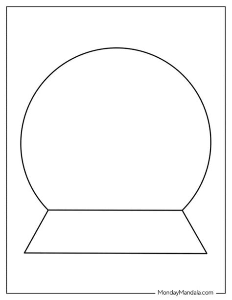 Snow Globe Templates