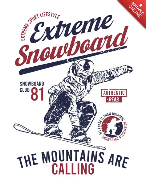 Snowboard T-Shirts: Expression and Identity on the Slopes