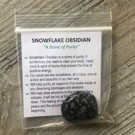 Snowflake Obsidian Stone Meaning: A Journey into the Realm of Purity and Transformation