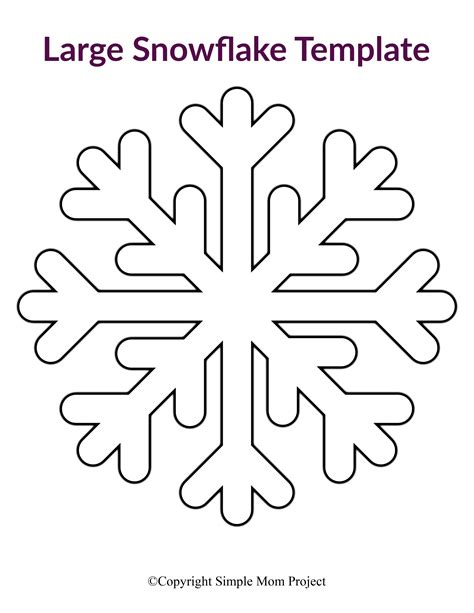 Snowflake Pattern Printable
