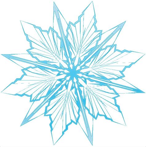 Snowflake Template Frozen