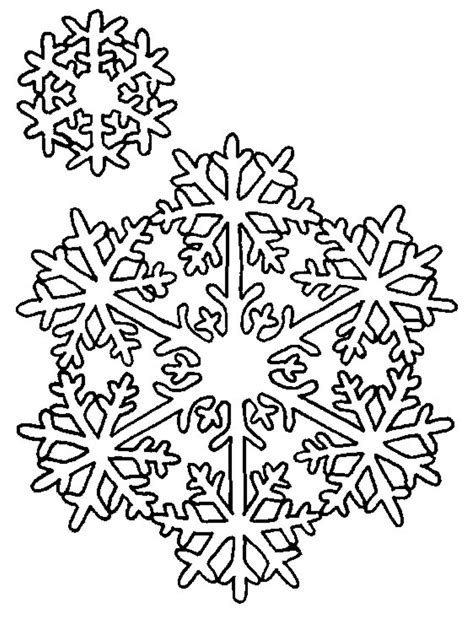 Snowflakes Coloring Pages Free Printable