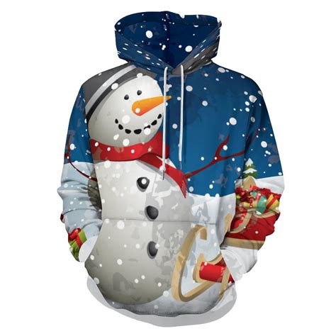 Snowman Hooded Sweatshirt: The Epitome of Comfort and Winter Cheer